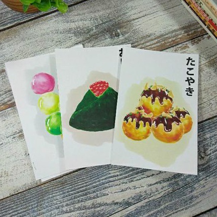 

Kartu Pos | Post Card Japanese Snack Doff