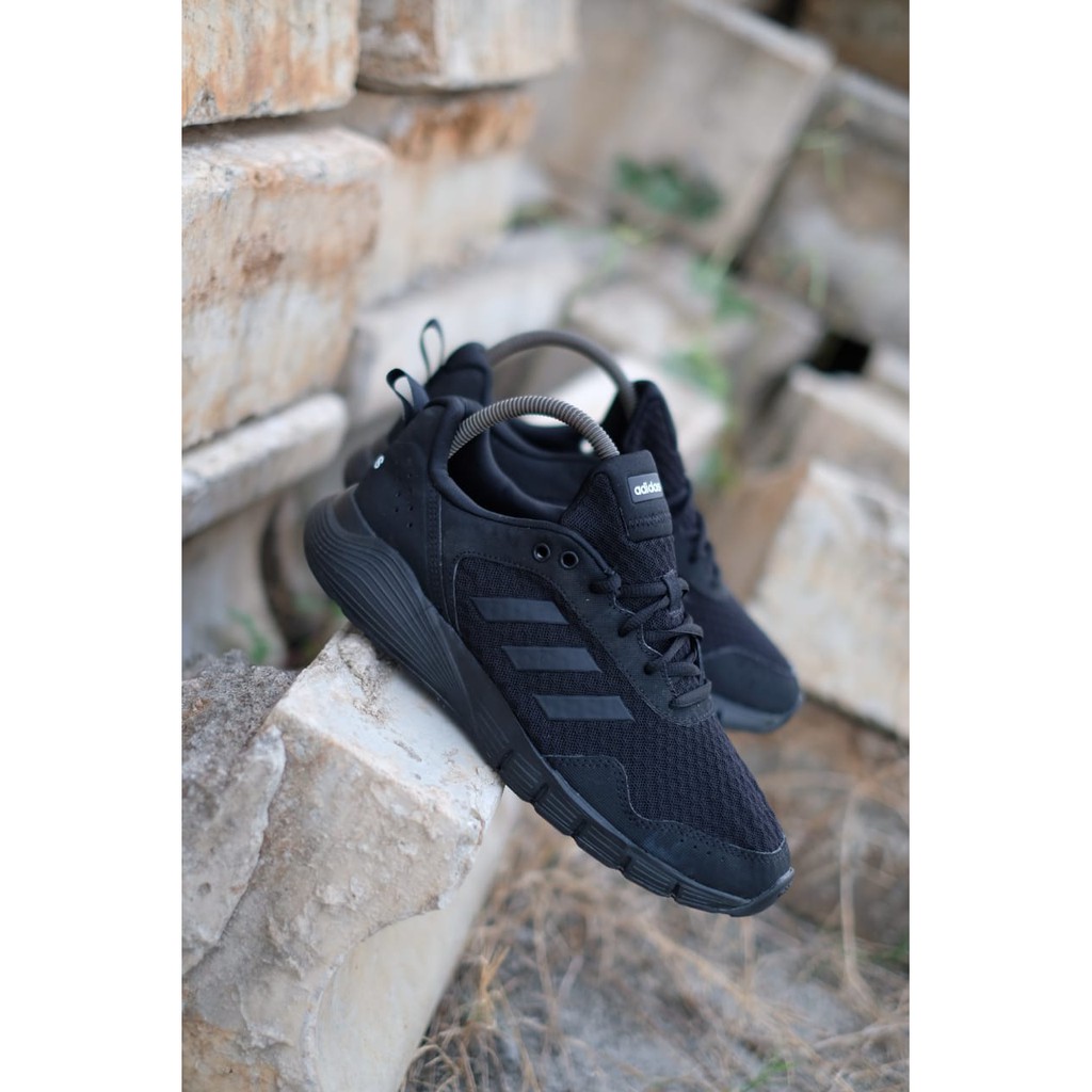 Jual Sepatu Sneakers Original Adidas Fluid Cold Full Black | Shopee