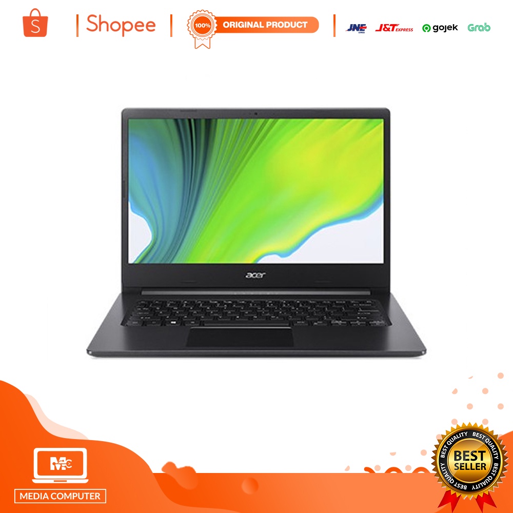 ACER Aspire 3 A314 22 R430 AMD Athlon Silver 3050U 4GB 256GB W11 Black