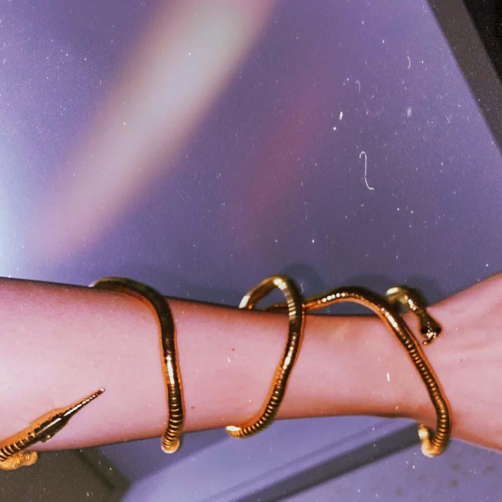 REBUY Rebuy Snake Necklace Wild Women Multilayer Alloy Gelang