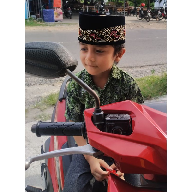 songkok lukis batik modern, peci batik dewasa dan anak, kopiah NU