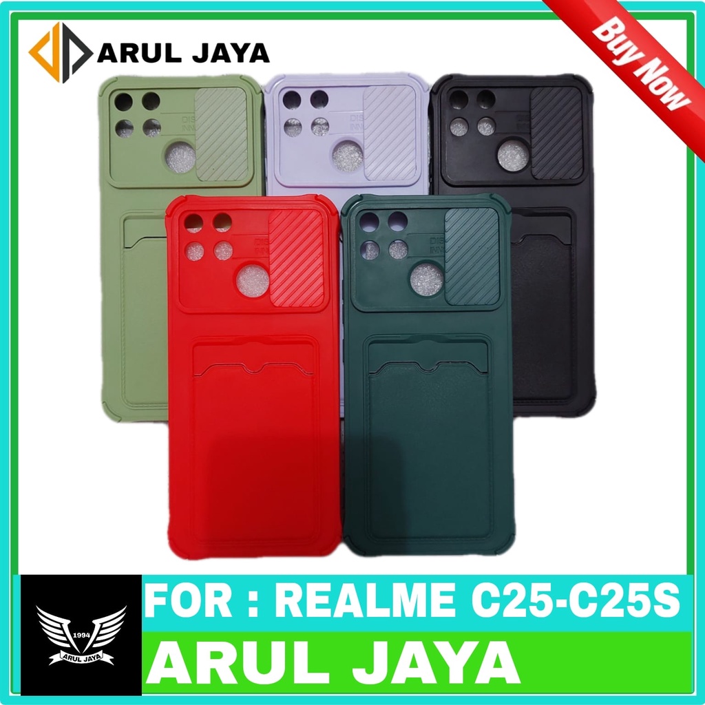 Case Realme C25-C25S Slide Camera and Slot Card Full Color