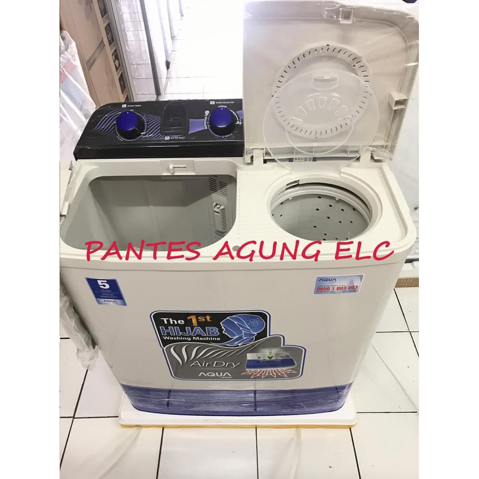 MESIN CUCI 2 TABUNG AQUA QW751XT 7KG khusus bdg