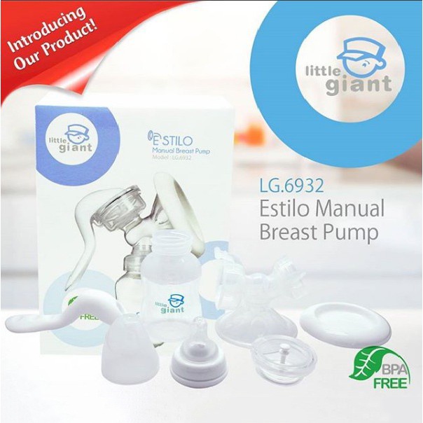 Little Giant Estilo Manual Breast Pump - Pompa Asi LG 6932 - BPA Free