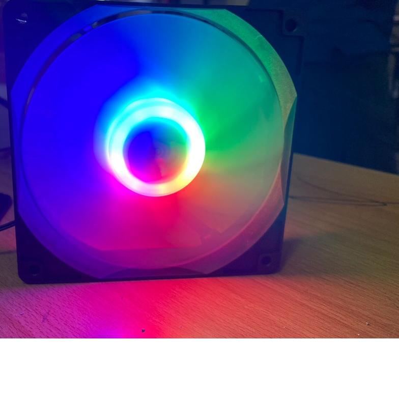 Fan Case RGB Black Panther RGB Fan Casing Ukuran 12CM