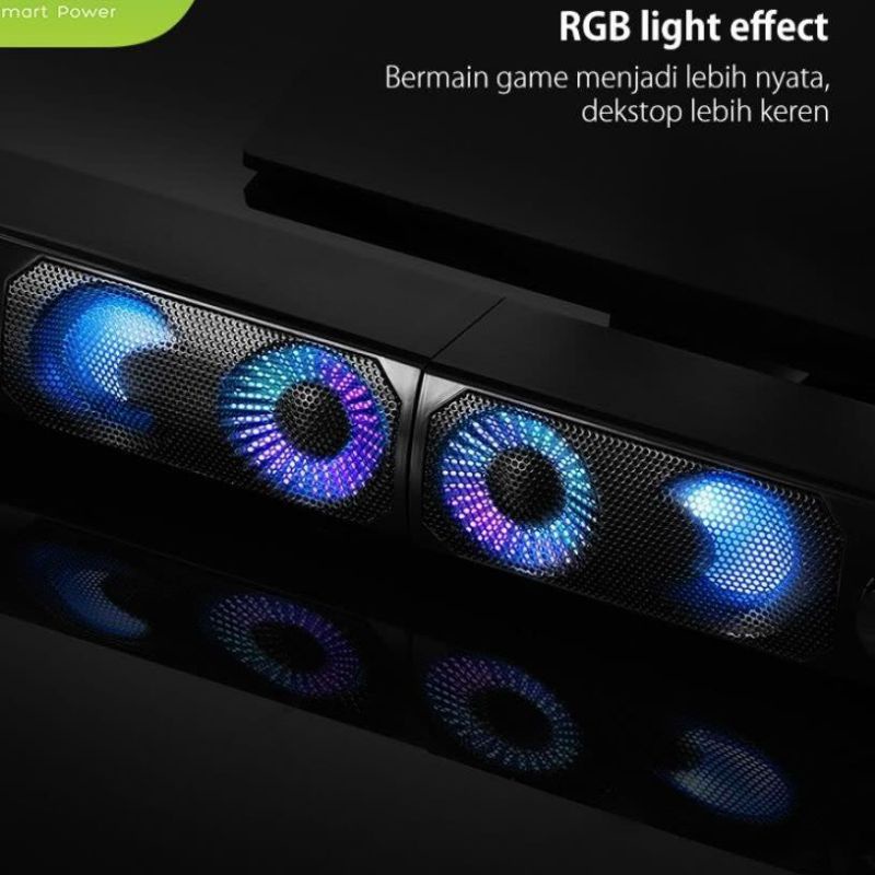 ROBOT RS300 SPEAKER SOUNDBAR MULTIMEDIA WITH RGB LED SPEAKER PC GAMING