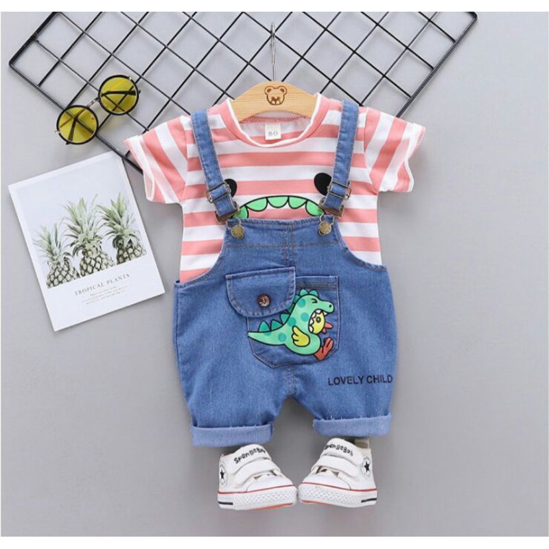 Overall impor Jeans Baby/Batita/baju monyet baby batita