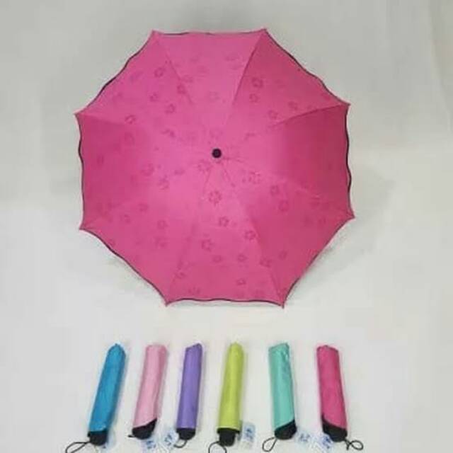 Payung Lipat Ajaib Magic Umbrella 3D Anti UV Tebal Kokoh