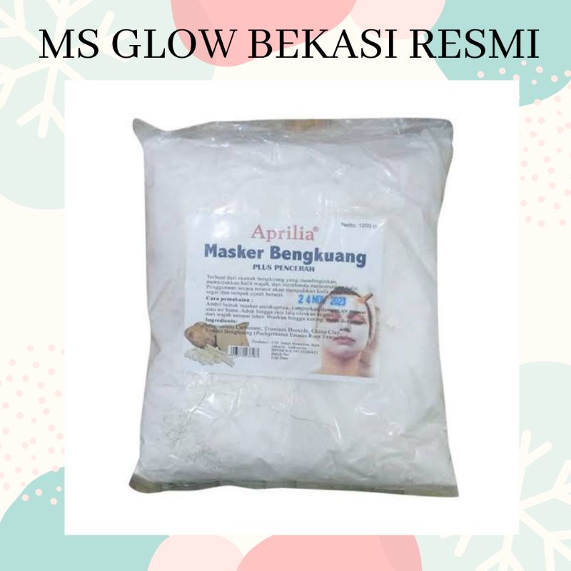 MGBR - Masker wajah dan badan bubuk Bengkoang & susu 1kg aprilia - APRILIA Masker Bengkoang Madu 1kg
