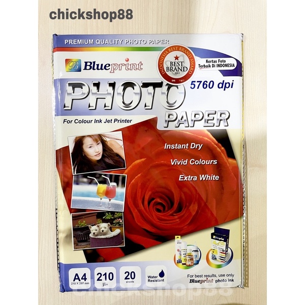 

Kertas Foto / Photo Paper Blueprint A4 - 210gsm
