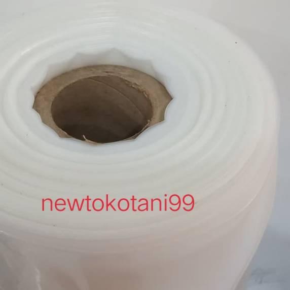 ♨ Plastik UV 14% lebar 3 meter tebal 200 micron ECERAN untuk green house atap penjemuran atap kolam 