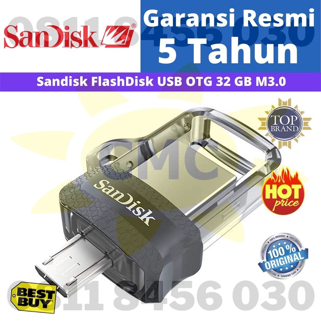 Sandisk FlashDisk USB OTG 32GB M3.0.Original