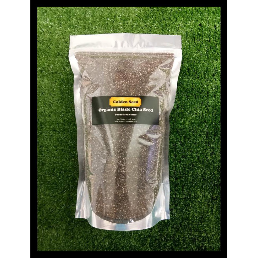 

Organic Black Chia Seeds 1 Kg Mexico - Chia Seed Chiaseed Chiaseeds Ekslusif