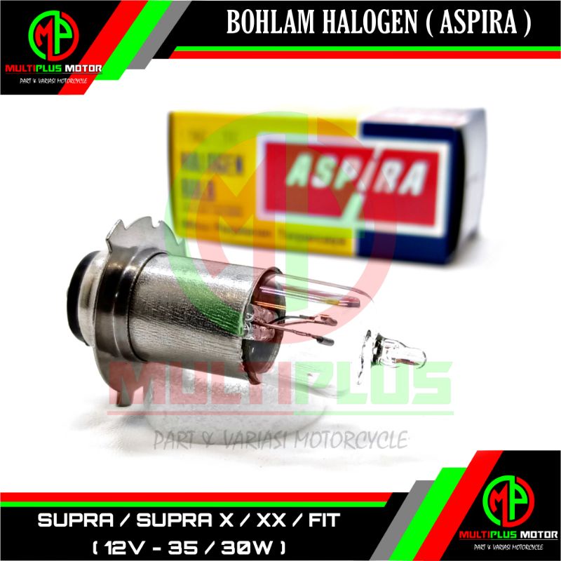 Bohlam Bolam Bulb lampu depan halogen helogen ASPIRA motor SUPRA,SUPRA X,SUPRA XX,SUPRA FIT,100