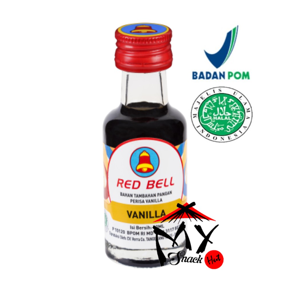 RED BELL FLAVOUR VANILLA 30ML - RED BEL ESSEN VANILA FLAVOR - REDBELL ESEN ESSENCE VANNILA HALAL MUI