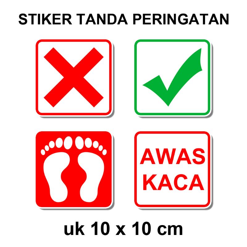 

PROMO HANYA HARI INI | TERMURAH | STIKER TANDA SIMBOL PERINGATAN JAGA JARAK PAKAI MASKER DLL