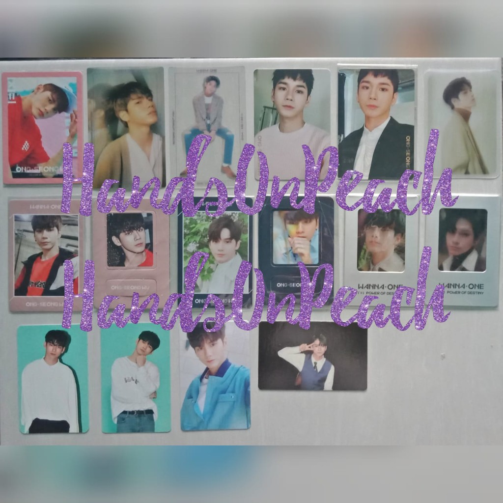 [OFFICIAL] ONG SEONGWU ALBUM PHOTOCARD / PC