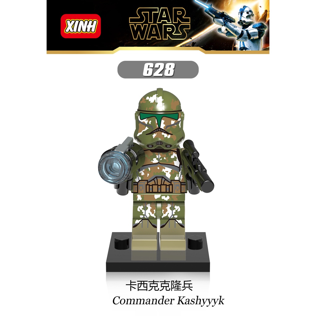 Mainan Balok Bangunan Mini Figure Star Wars Commander Appo Neyo Gree