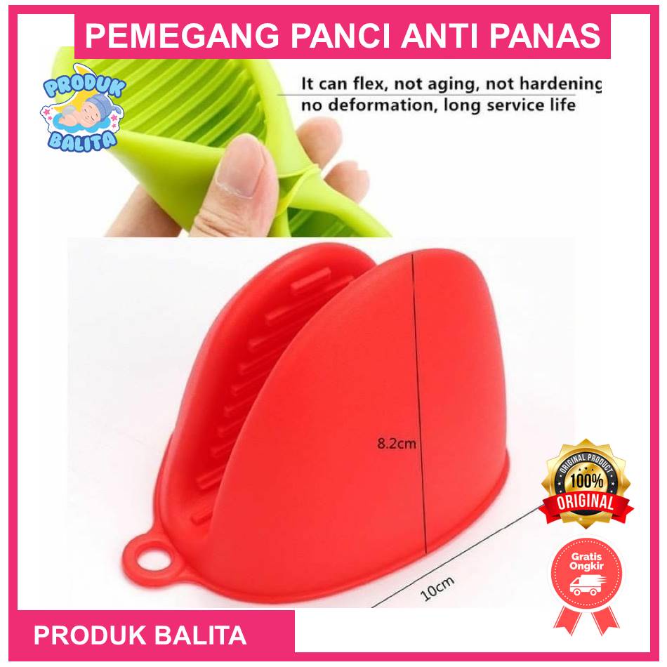 Pemegang Panci Anti Panas Sarung Tangan Silikon Silicone Gloves Oven