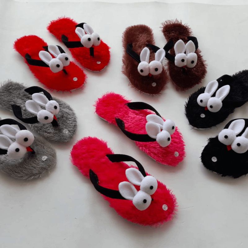 Sandal Wanita Sandal Rumah Sandal Jepit Boneka Rabbit