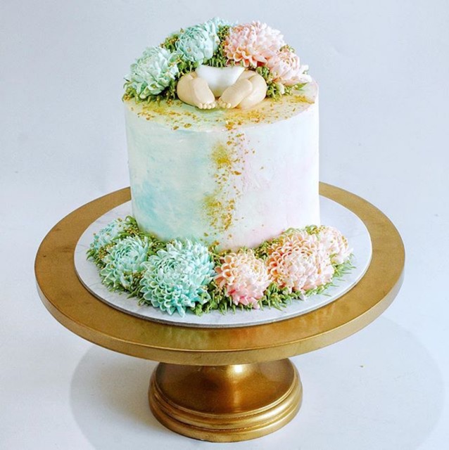 

kue, cake ulang tahun/ birthday flower buttercream