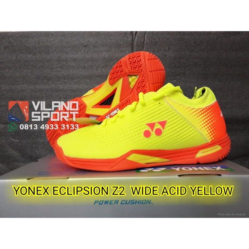 Sepatu Badminton Yonex Eclipsion Z Wide Acid Yellow