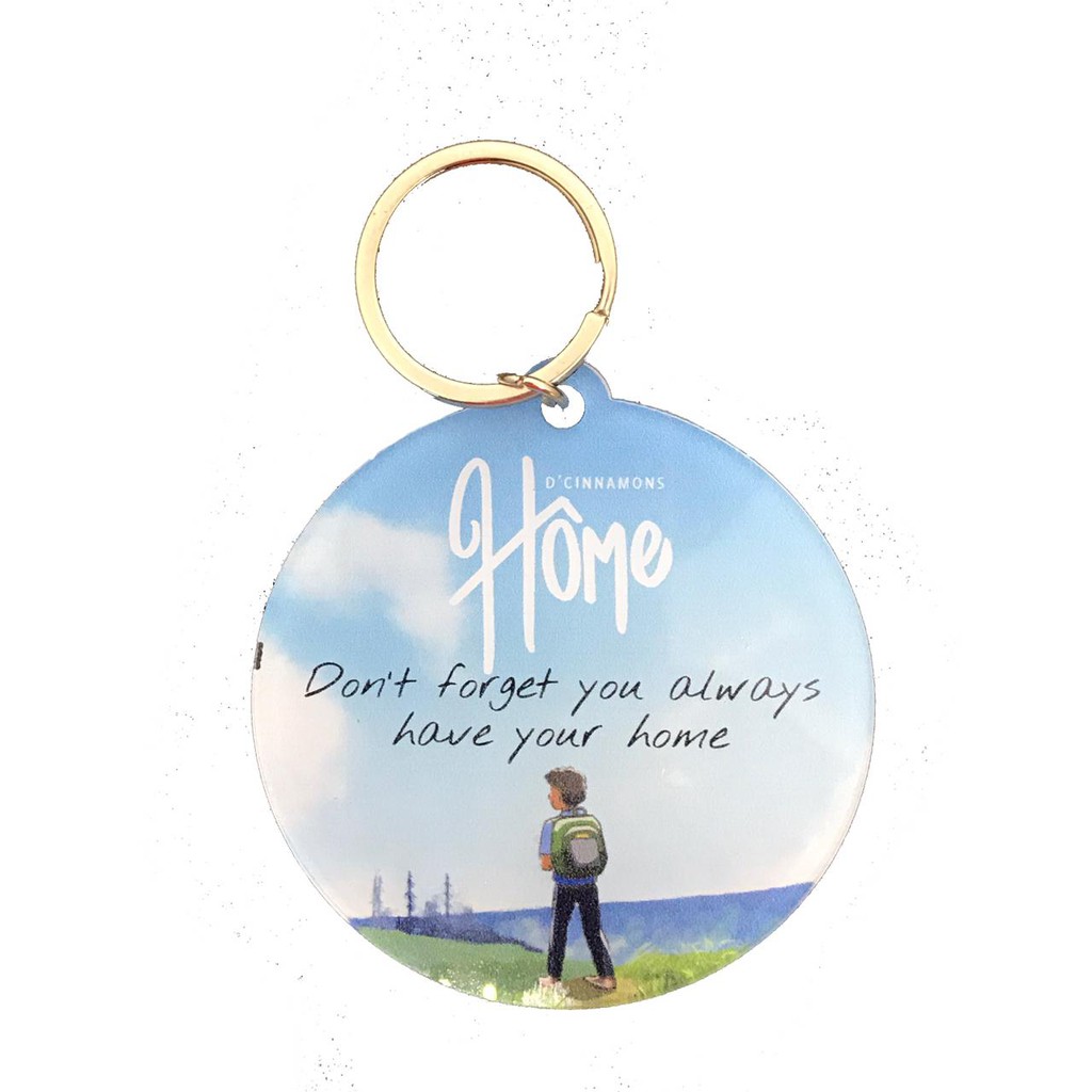 D’Cinnamons Official Keychain Circle SkyBlue