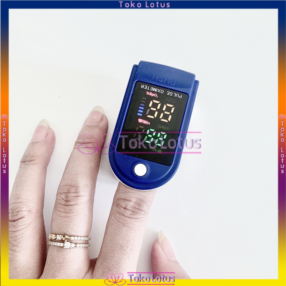 Fingertip Pulse Oximeter / Alat Ukur Detak Jantung / Oxymeter [BISA COD]