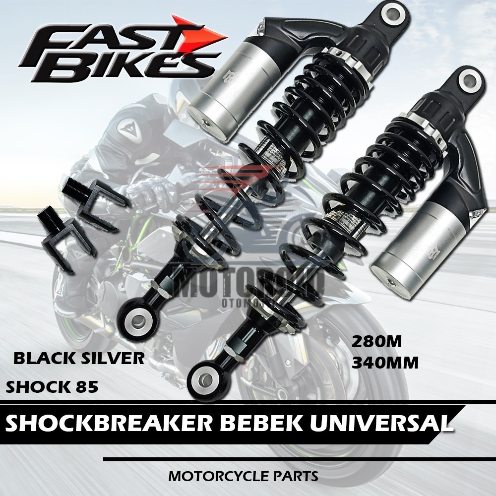 DOUBLE SHOCKBREAKER MATIC UNIVERSAL FASTBIKES FULL CNC TABUNG ATAS DUAL