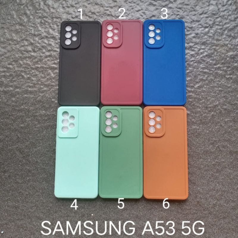 Case Samsung A53 5G soft case softcase softshell silikon cover casing kesing housing