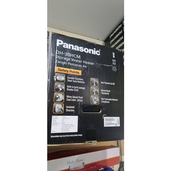 Pemanas Air Water Heater Listrik Panasonic 30 Liter