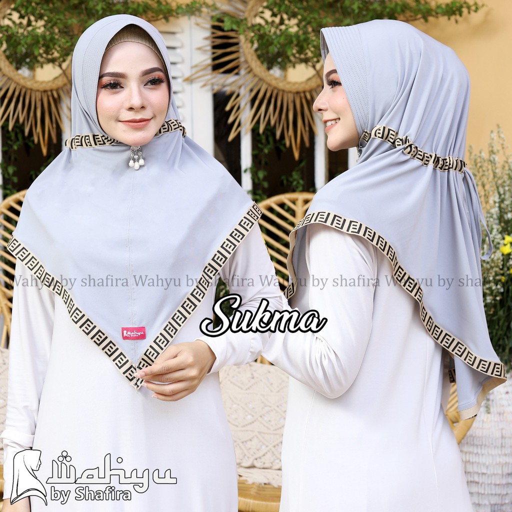 Jilbab Instan Serut Sukma Kerudung Jersey Super Premium Model Bergo Terbaru dan Termurah Nayla Hijab