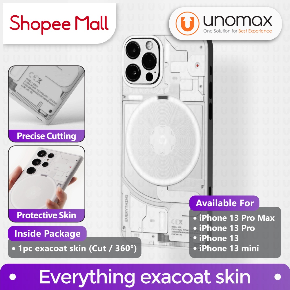 Everything (Nothing Phone) Skin Exacoat iPhone 13 Pro Max  / 13 Pro / 13 / 13 mini Garskin