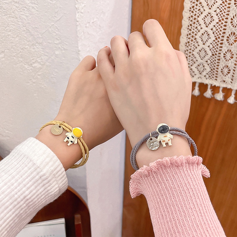 Gelang Couple Magnet Pelangi/Spaceman/Cinta Imut Mode Korea-16#new cosmonaut