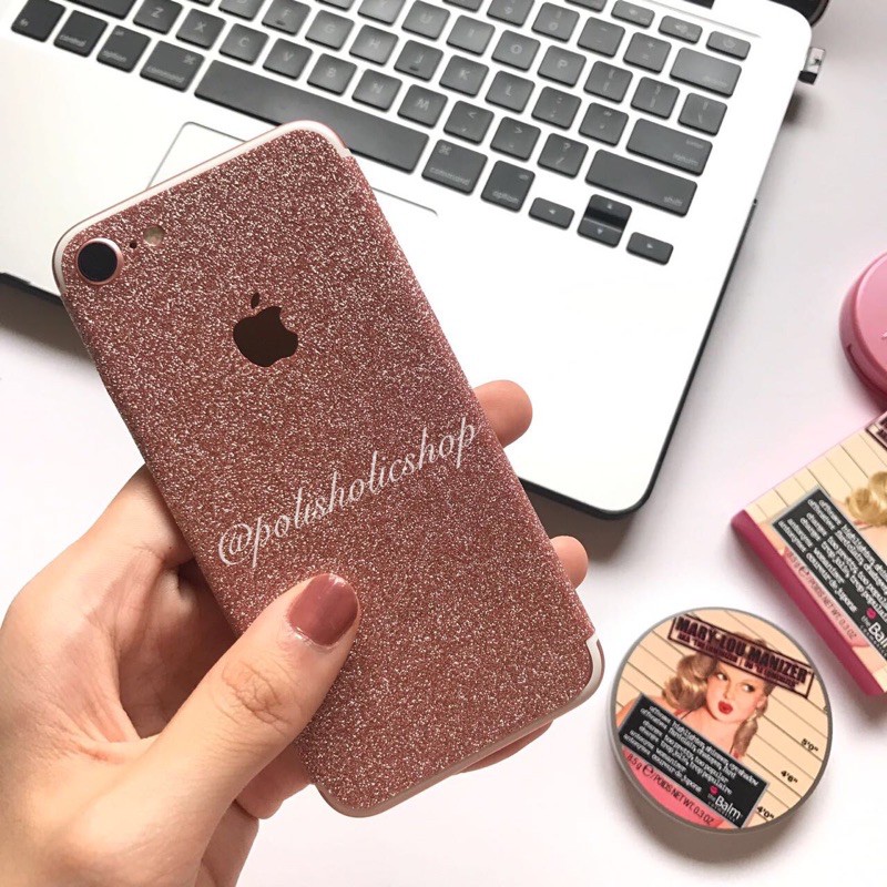 Glitter Skin Decal Sticker / Stiker Glitter i5 5s SE 6 6s 6s+ 7 7+ 8 8+