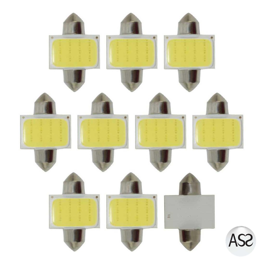 ASS Shop - Lampu Interior Mobil LED COB Dome Light c5w BA9S - 1PCS