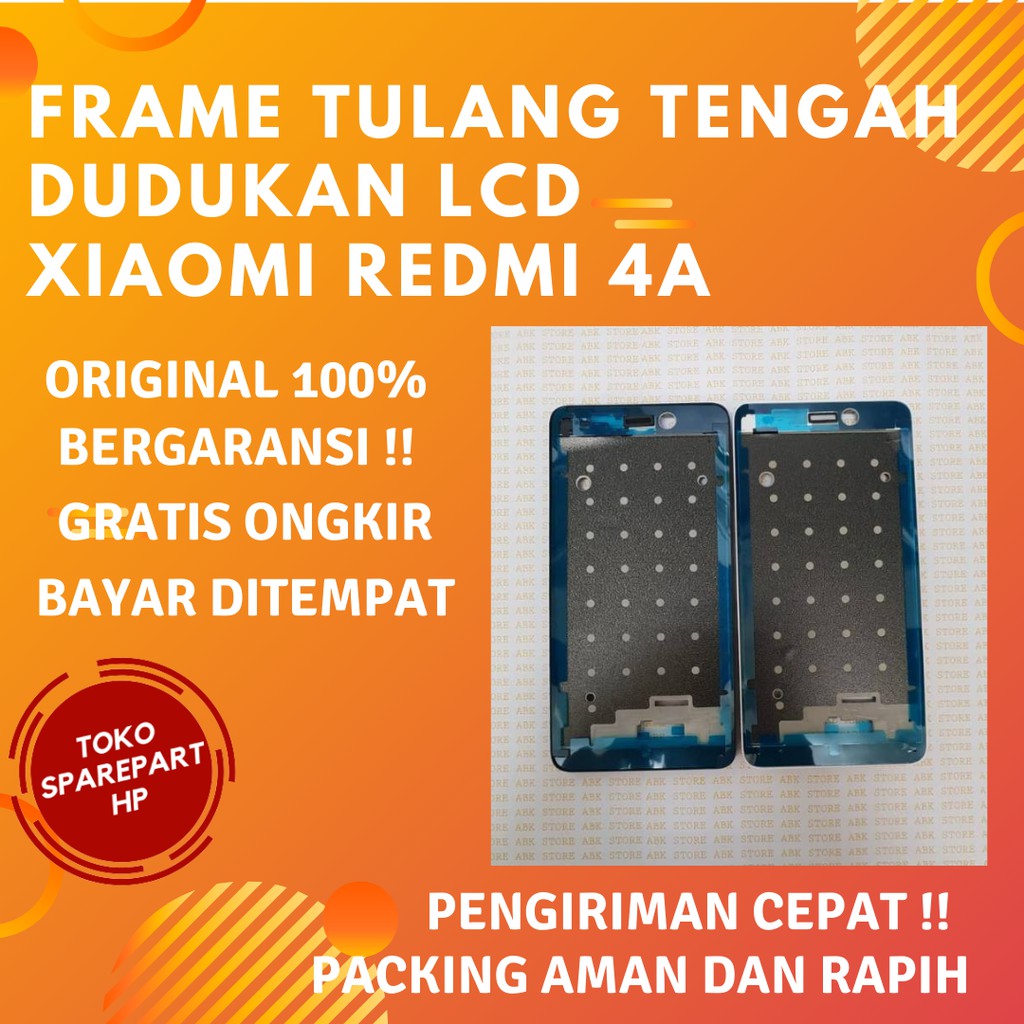 Frame Lcd Xiaomi 4A Dudukan Layar Lcd Redmi 4A Tulang Tengah hp Xiaomi Redmi 4A Original