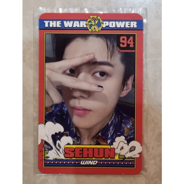 PC Sehun Official album POWER (Official Photocard)