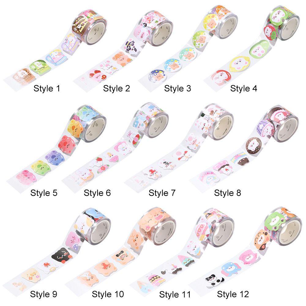 Preva Animal Tape Tearable DIY Kawaii Stiker Scrapbooking Dekoratif