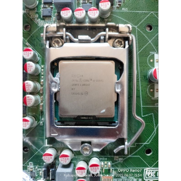 Paket motherboard h61 + intel core i5 2400 usb 3 double lan