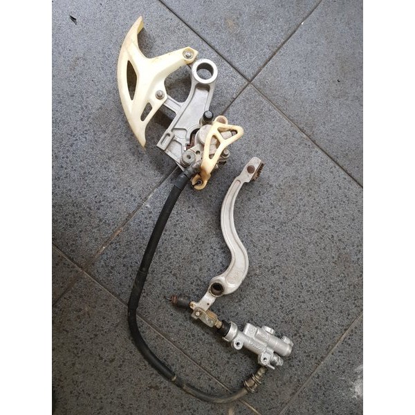 kaliper selang master rem belakang merk Nissin  Honda CRF 250 R 2012 2013 2014 2015 2016 2017 2018
