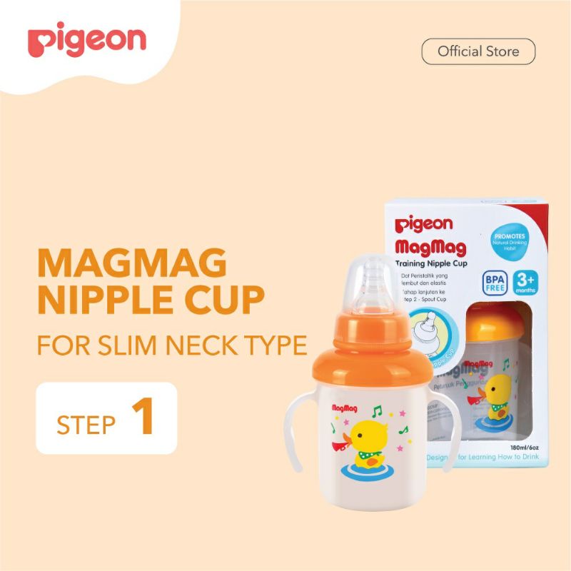 PIGEON MAGMAG GELAS BAYI / TRAINING CUP / MAG-MAG STEP 1 STEP 2 STEP 3 Makassar