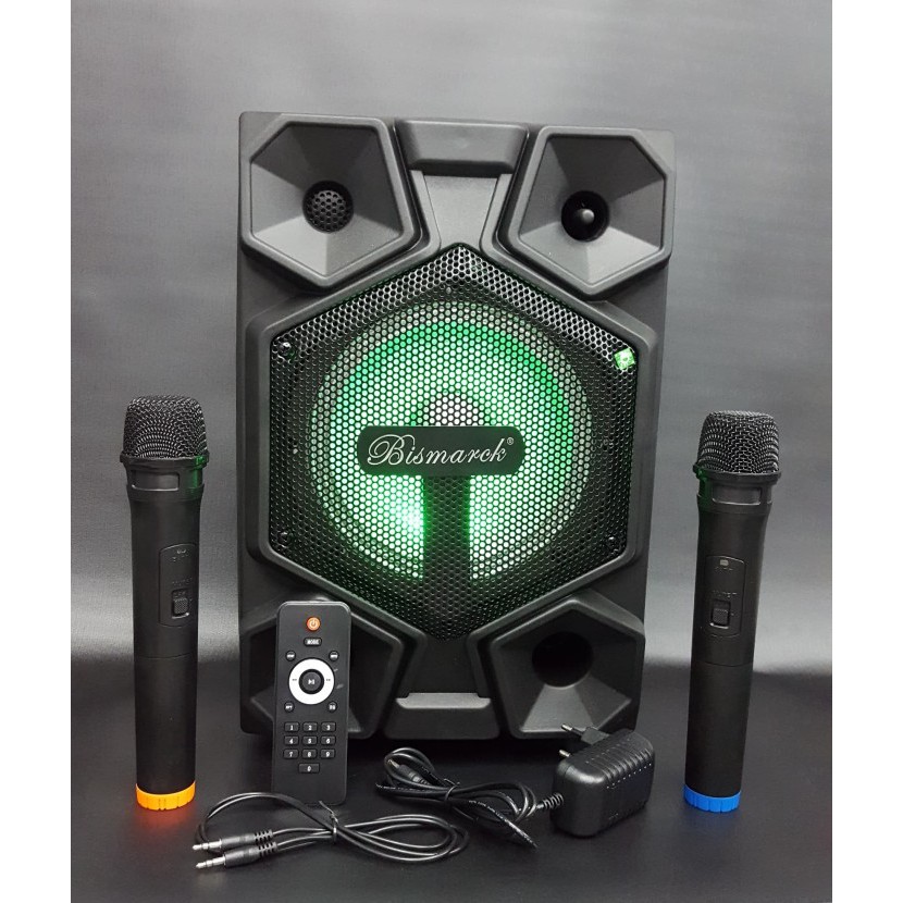 WIRELES PORTABLE MEETING AMPLIFIER - BISMARCK BSX-12 - Hitam