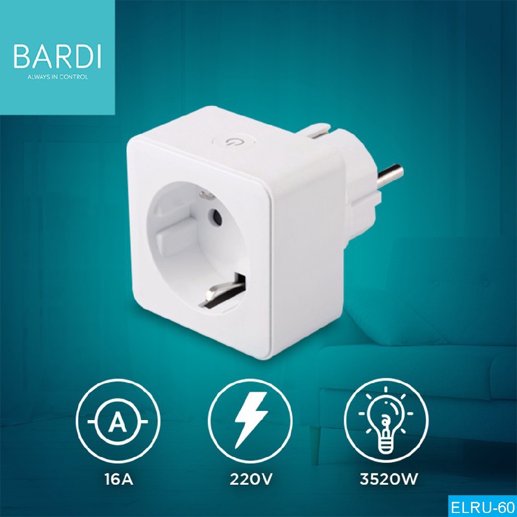 Bardi SMART PLUG Wifi Wireless Colokan IoT Smart Home Colokan Pintar Cbg