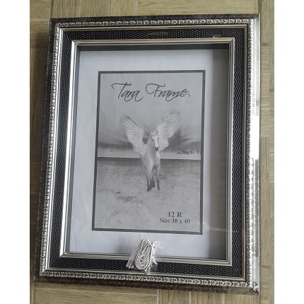 FRAME MAHAR / SCRAPBOOK, POP UP SILVER (30x40)