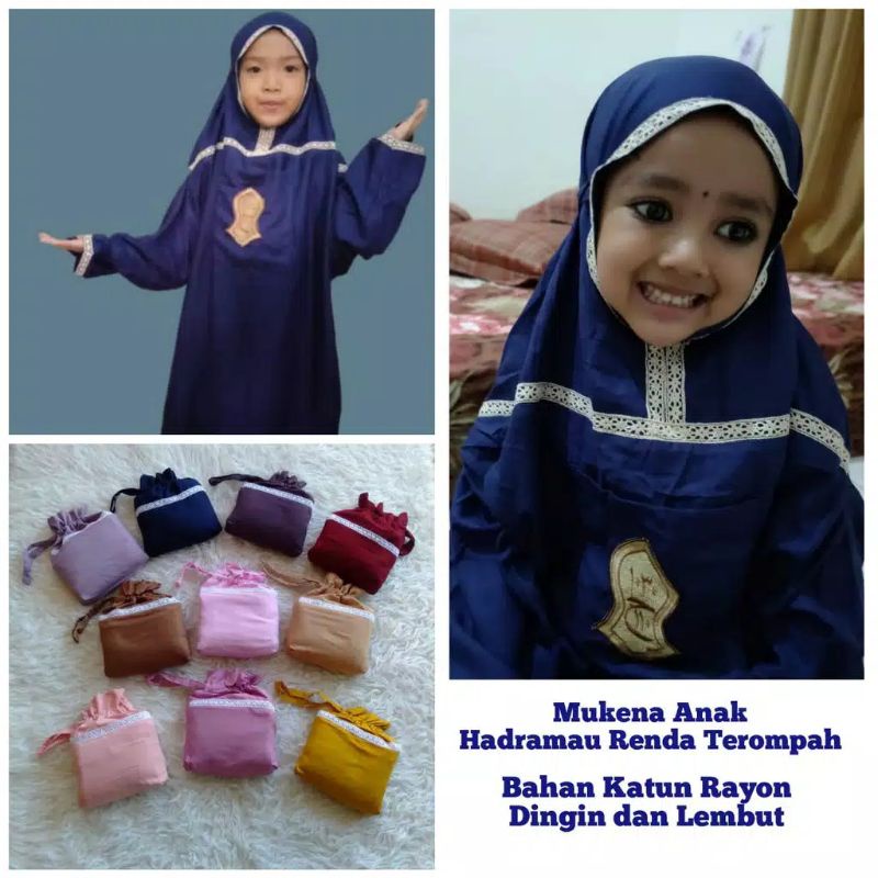 Mukena Terusan terompah Anak