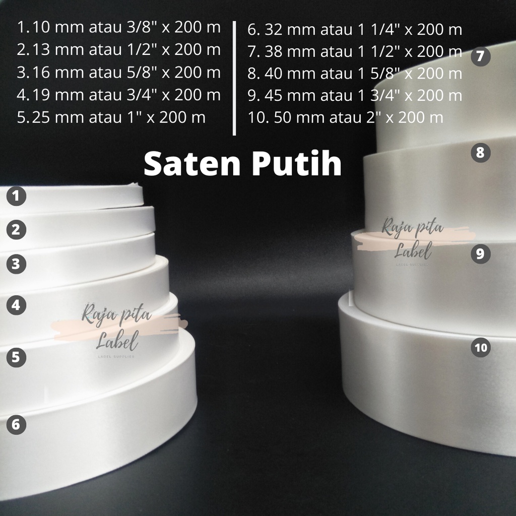 

PITA SATIN PUTIH