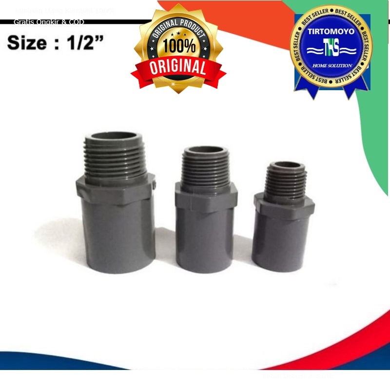 Power SDL 1/2" shok drat luar 1/2 inch