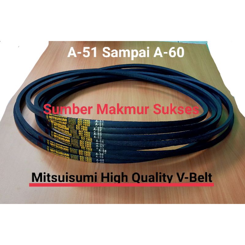 V BELT VANBELT A51 A52 A53 A54 A55 A56 A57 A58 A59 A60 MITSUISUMI HIGH QUALITY