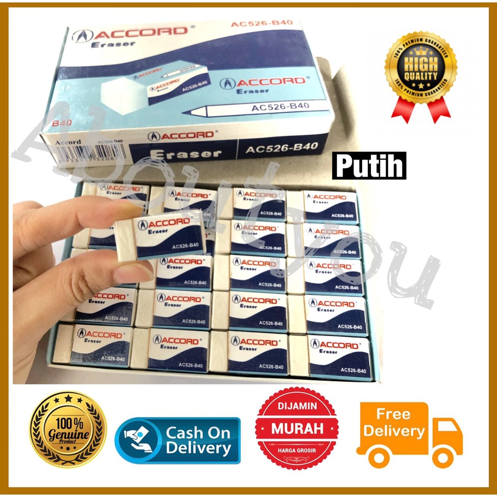 

Penghapus pensil PUTIH eraser mini karet 4B kecil per BATANG premium murah bersih promo
